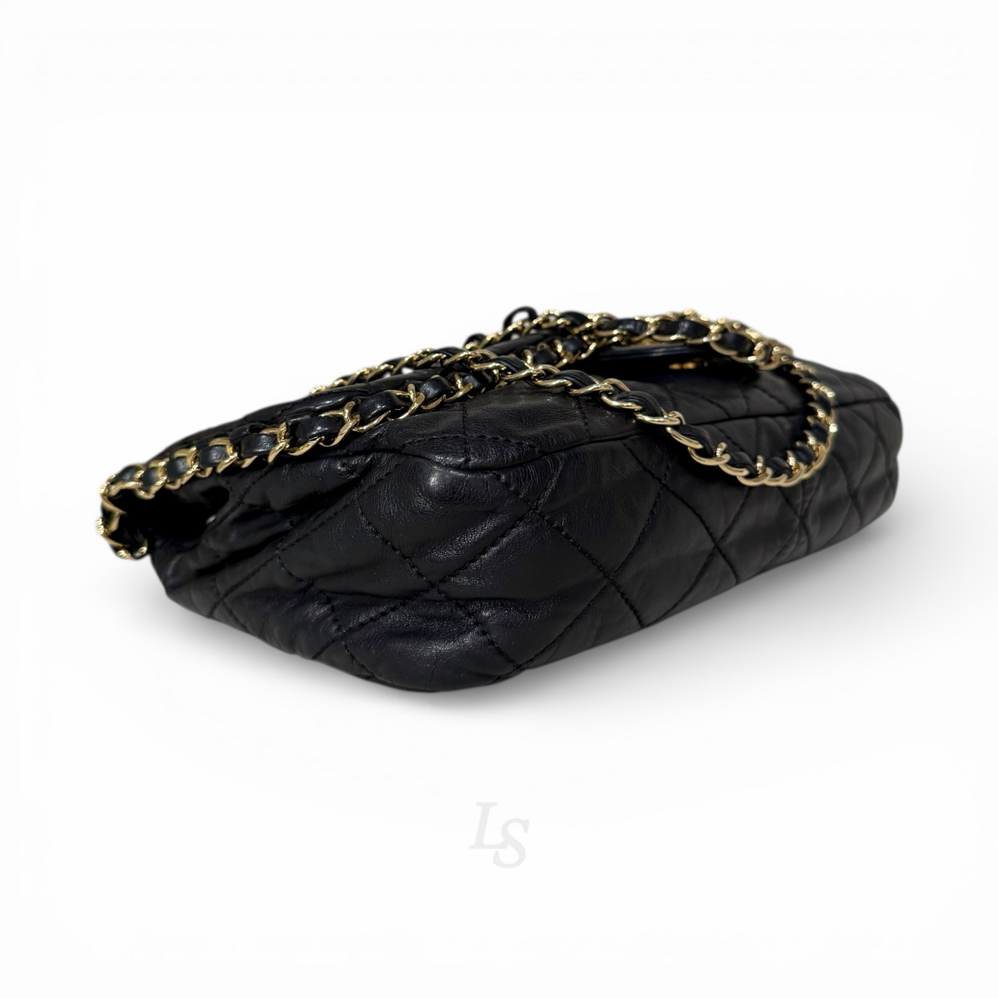 Chanel Calfskin Flap Bag - Black