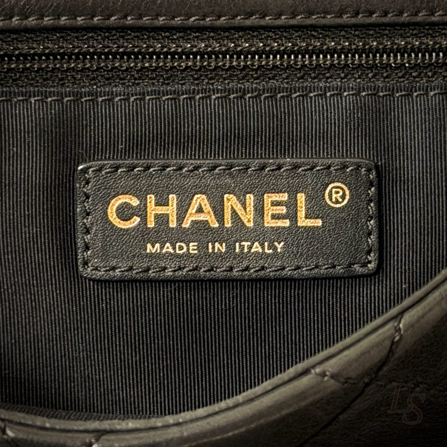 Chanel Calfskin Flap Bag - Black